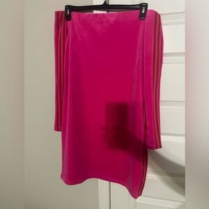 Adidas Ivy Park Hot Pink Midi Dress
